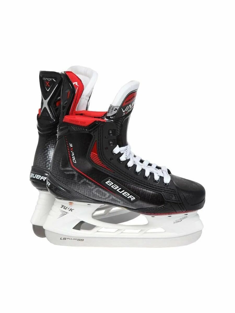 Bauer int. Коньки бауэр 3x pro. bauer x5 pro. хоккейные коньки bauer 3 s pro размер 8 fit 2. длина лезвий bauer vapor 3x.