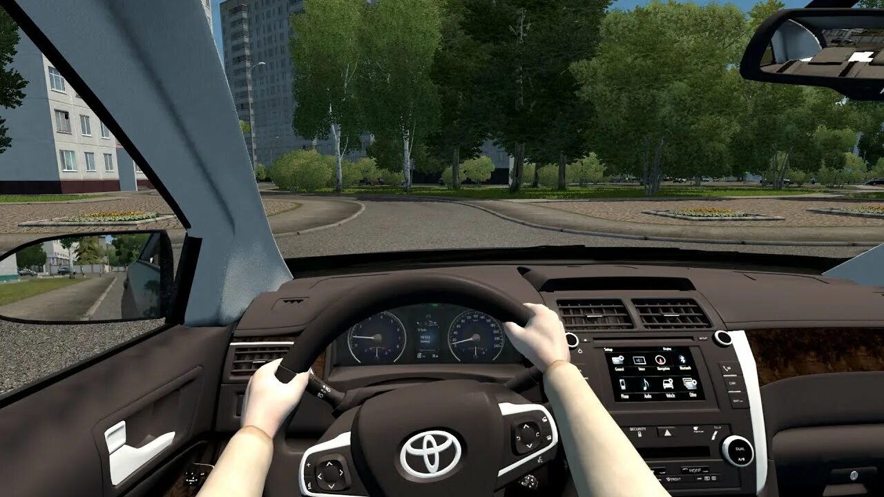 Моды сити кар драйвинг 1.5 9.2 тойота. City car Driving Toyota Camry v55. Toyota Camry City car Driving 1.5.2. Camry City car Driving 1.5.9.2. City car Driving Camry v70.