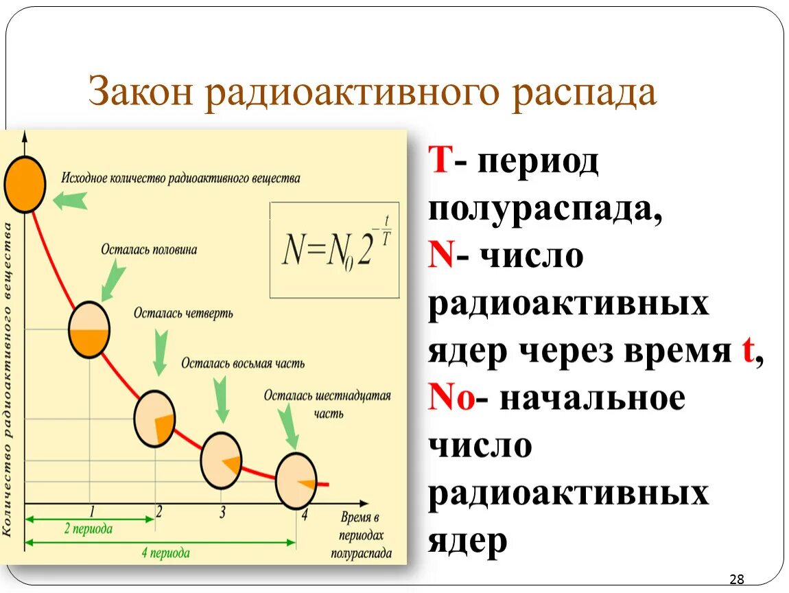 Распад протактиния. Период полураспада протактиния. Исходное количество радиоактивных ядер. Среднее время жизни радиоактивного ядра. Период полураспада металлов.