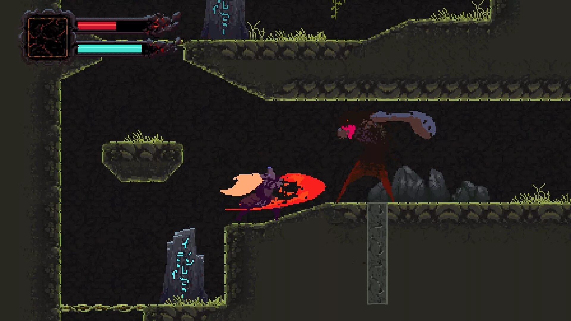 Пиксельная игра deaths gambit. Demon пикс. Demon turf. Игра the hero slayer. Пещеры игры мобильные.