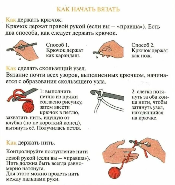 Как правильно держать крючок при вязании. Способы держания крючка при вязании. правильно держать крючок. как правильно держать крючок и нитку при вязании. как держать крючок для вязания.