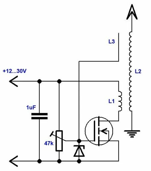 Схема катушки Тесла на полевом транзисторе. Катушка Тесла на полевом транзисторе. Катушка Тесла схема. Схема качер катушка Тесла.