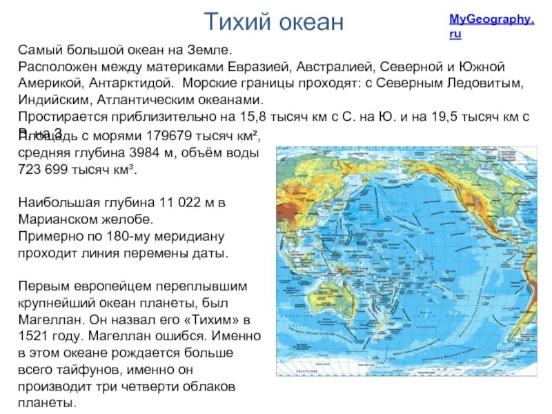 В основном океан расположен в. Тихий океан самый большой. Самой большой океан на земле. Тихий океан самый большой океан на земле. Границы Тихого океана.