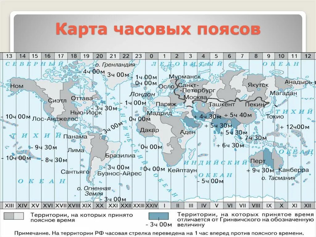 Разница во времени между америкой и москвой. Карта часовых поясов Евразии. Карта часовых поясов России по Гринвичу.