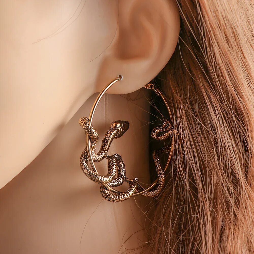 Серебряные серьги змея. Серьги percossipapijewels "snake". Серьги кольца змеи. Newport - 1902/a cognac. Серьги в виде змейки.