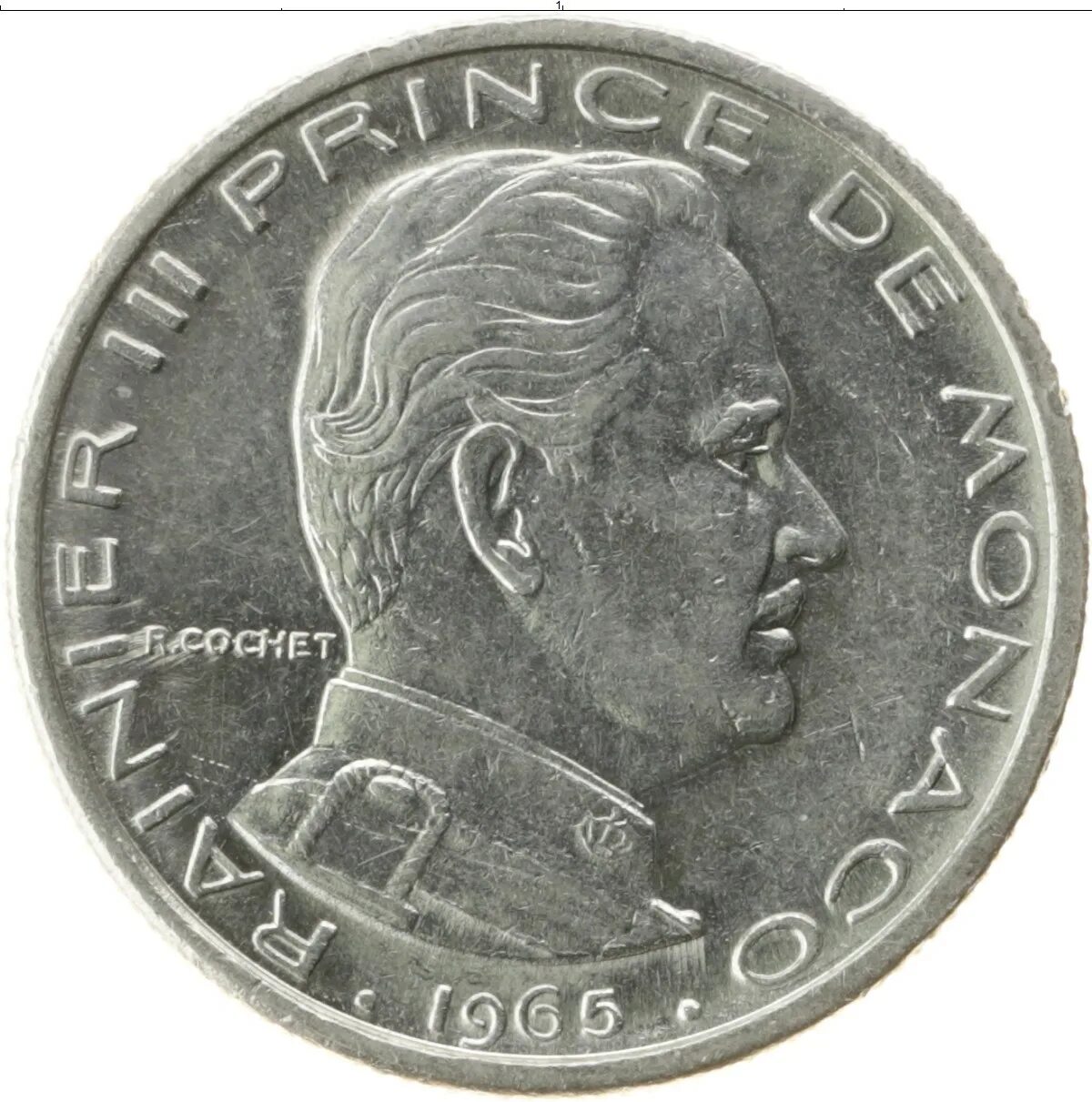 Монеты 1965 года. Монако 1/2 Франка 1982 UNC. Монеты 1965.