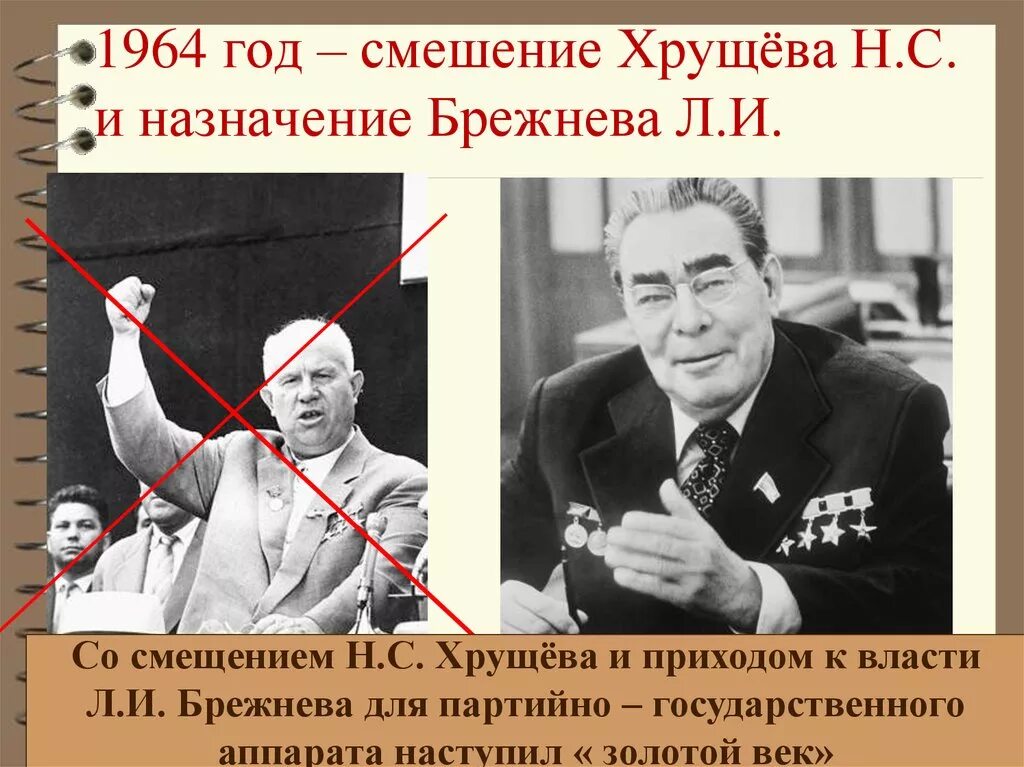 В каком году пришел хрущев к власти. Хрущев и Брежнев 1964. Брежнев смещает Хрущева. Приход к власти в СССР Л Брежнева. Смещение Хрущева в 1964.