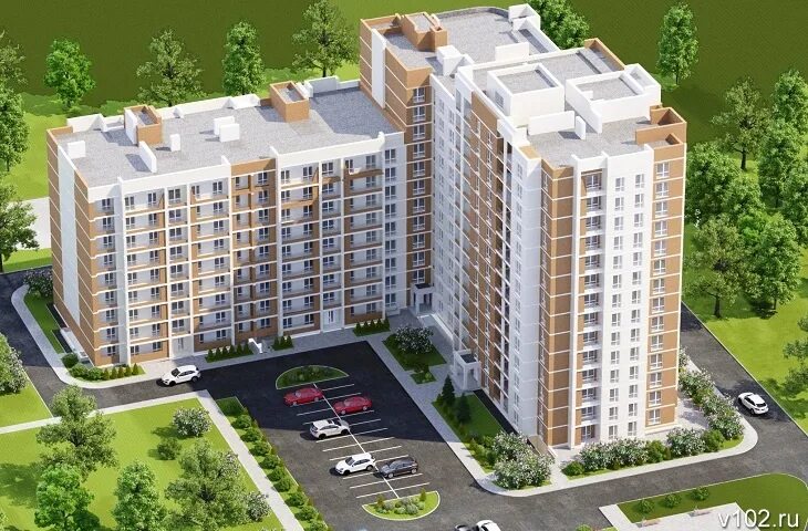 Продажа трехкомнатной квартиры 99.85м² Новодвинская ул., 34А, Волгоград, Волгогр
