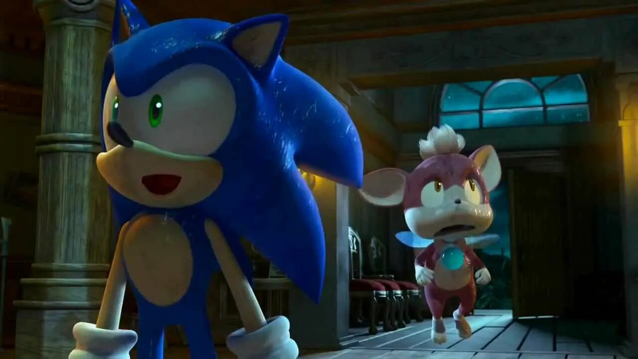 Спасенный соником профессор в игре. Sonic: Night of the Werehog 2008. Соник Night of Werehog. Соник ночь ежа-оборотня. Соник Werehog.