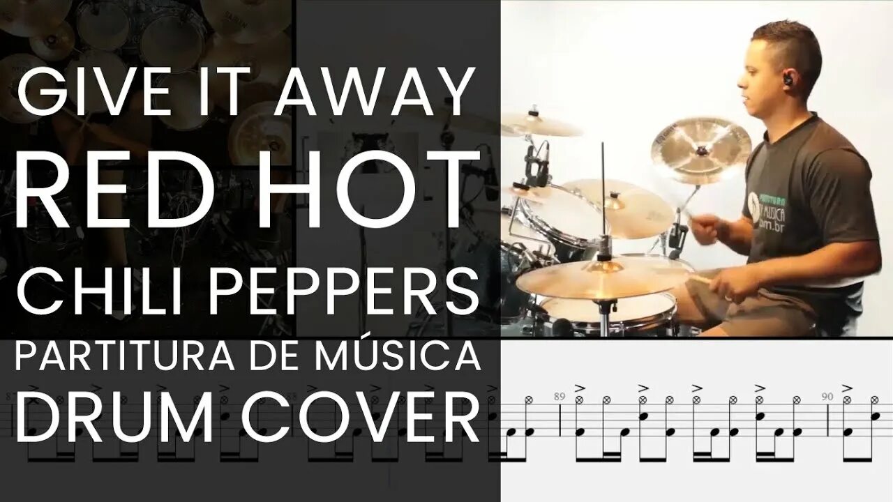 Red hot chili peppers give it away. RHCP give it away. RHCP give it away Drum Notes.