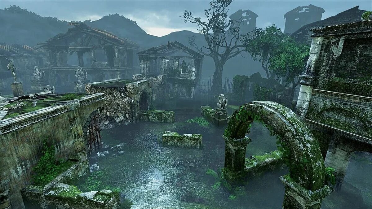 Руины безлюдные земли прохождение. Uncharted 2. Uncharted 2 Map. Uncharted2 3d enviroment.