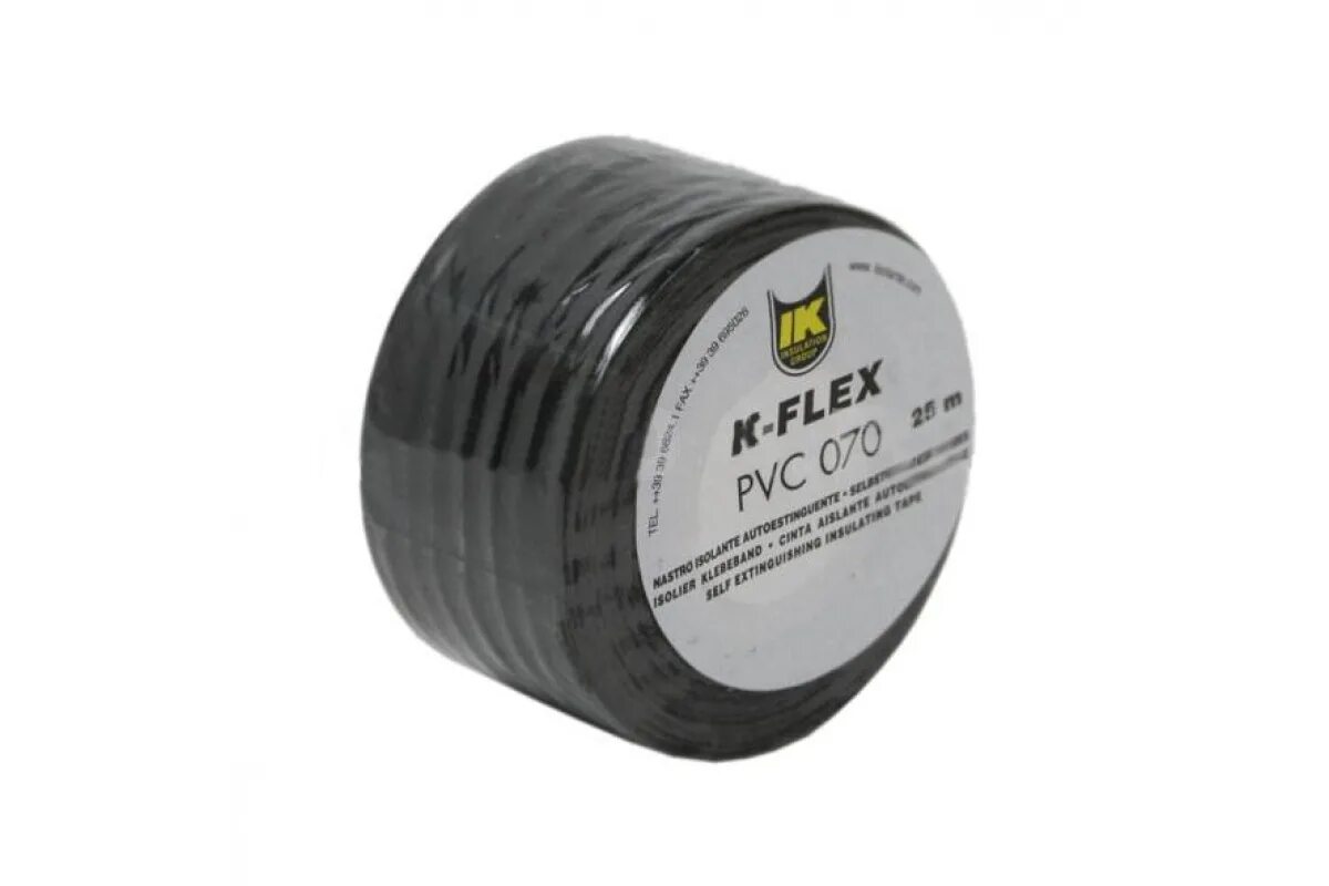 Лента k-Flex 050-025 PVC at 070 Black. Изолента k-Flex PVC 070 25 М. Лента PVC K-Flex 50-25 at 070 Black. Лента k-Flex 003x050-15 St.