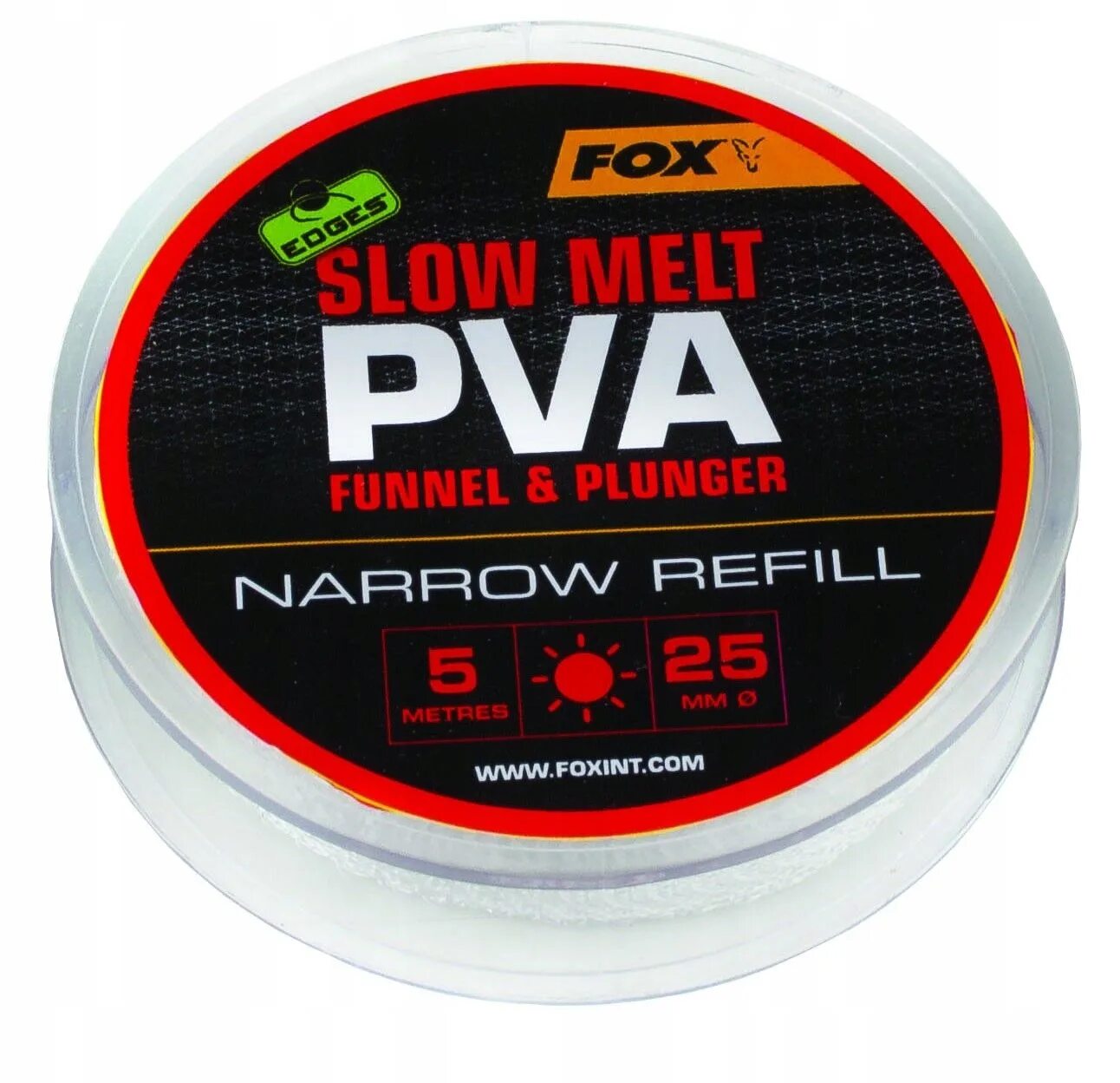 Fox Edges Refill Slow Melt wide - ПВА сетка 35mm (5м. Fox Edges Slow Melt PVA Mesh. Fox Edges fast Melt PVA Mesh. ПВА сетка с поршнем 5м 25мм PVA-T Kaida (fast Melt). Купить пва сетку