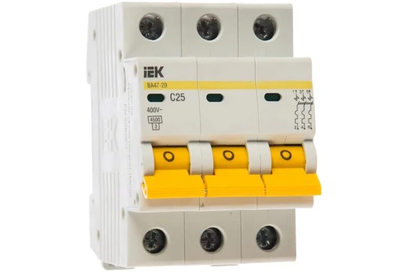 Автоматический выключатель IEK ba47-29. Автоматический выключатель IEK ва47-29 3p. Выключатель автоматический модульный 4п c 25а 4.5ка ва47-29 IEK mva20-4-025-c. Выключатель автоматический 3п 40а с ва 47-29 (mva20-3-040-c) ИЭК.