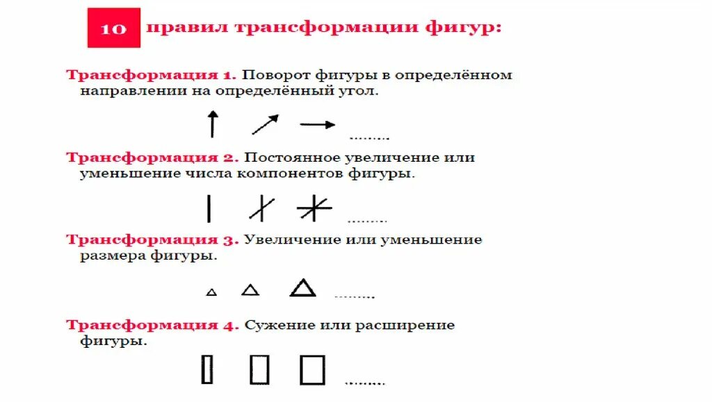 Правило трансформации