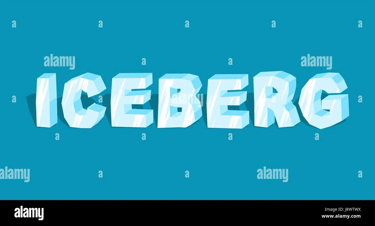 Айсберг слова. Айсберг шрифт. айсберг надпись. слово ice.