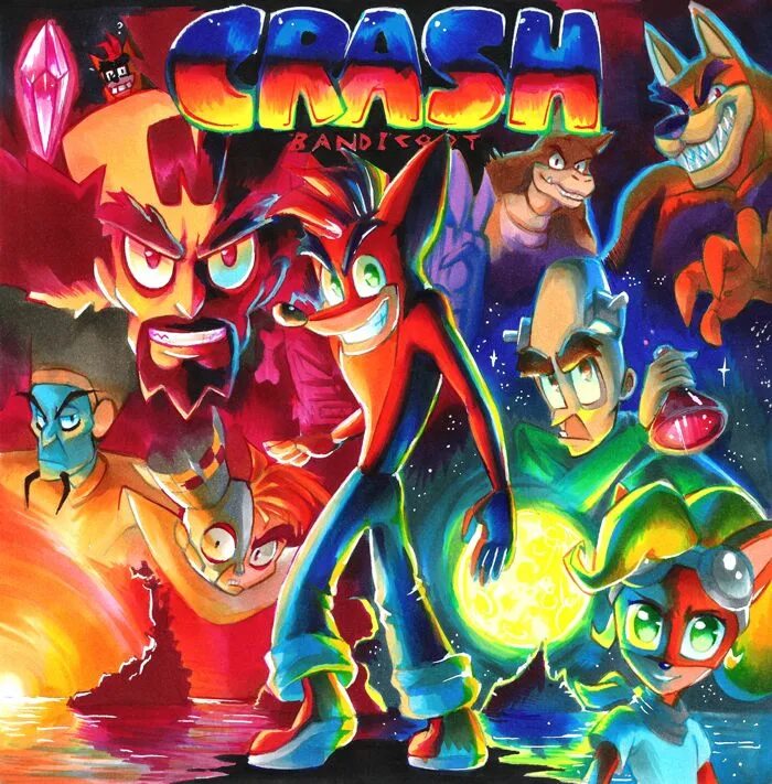 Art crash. Crash bandicoot r63. crash bandicoot art. crash арт. краш вселенной.