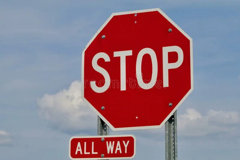 Stop way. All way stop sign. стоп знаки для туристов в токио. all the way. all way stop sign intersection.