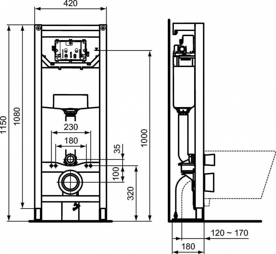 R020467 инсталляция PROSYS. Ideal Standard инсталляция PROSYS. Рамная инсталляция ideal Standard PROSYS WC frame 120 m r020467. Инсталляция для унитаза ideal Standart PROSYS frame 120 r020467. Туалет инсталляция размеры