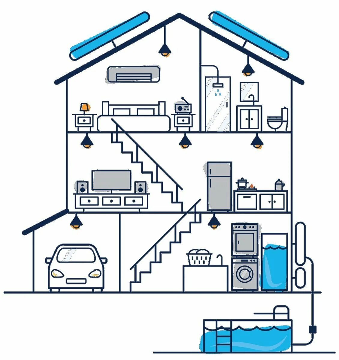 Картинка схема дома. Умный дом. Умный дом эскиз. Умный дом чертеж. Дом схематичное изображение.