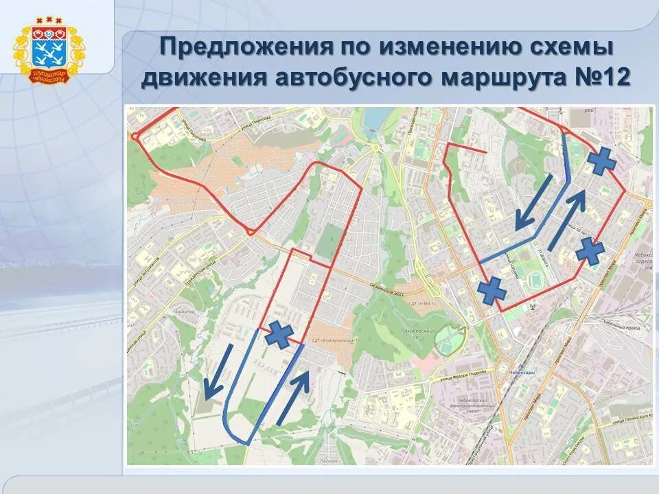 чебоксары схема движения автобуса