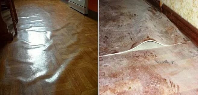 Складки линолеума. Продавленный линолеум. Фото залома линолеума. Линолеум пузырь. Вздулся линолеум.