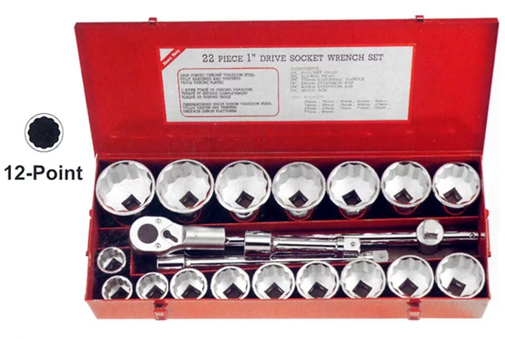Набор торцевых головок 1 дюйм 36-80 мм. Набор головок с трещоткой 36 Dr. Socket Wrench Set. Набор торцевых головок 3-80 1 дюйм. Набор торцевых головок 1/2" , 26предметов Dr. Socket Wrench CR-V.