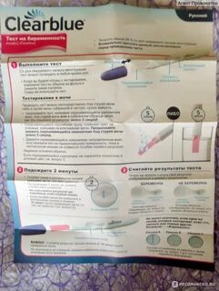 Тест clearblue как выглядит положительный результат