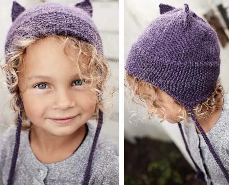 Вязание шапки для девочки. Связанные спицами детские шапки с ушками. Детская шапка с ушками. Вязание крючком шапки с ушами. Связанные спицами детские шапки с ушками.