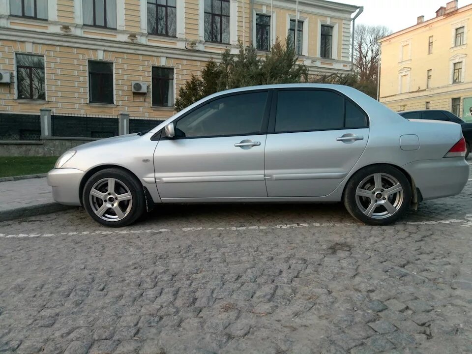 Решился на 17 диски - Mitsubishi Lancer IX, 2 л, 2007 года колёсные диски DRIVE2
