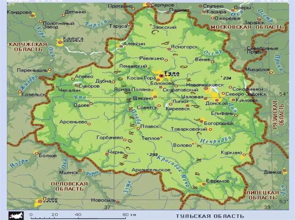Карта Тульской и Липецкой области. Карта рек Тульской области подробная. Реки Тульской области на карте. Карта рек Тульской области подробная с названиями. Карта донского тульской области