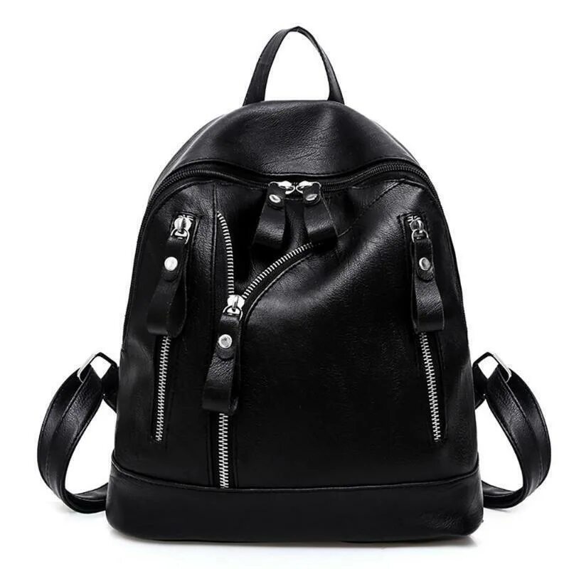 Рюкзак из кожзама. Pola leather кожаный рюкзак 21805. рюкзак кожаный черный mascotte. стильный женский рюкзак. модный женский рюкзак.