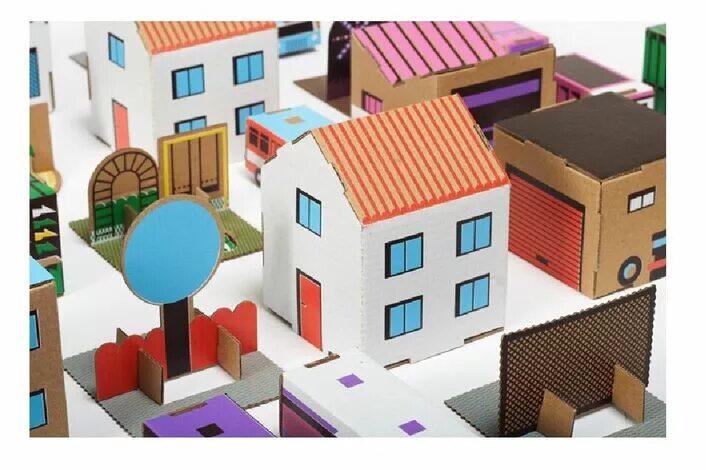 Paper places. Как сделать макет города. Как сделать дома макета города. Супер современный город для технологии картон. Press — out paper Town.