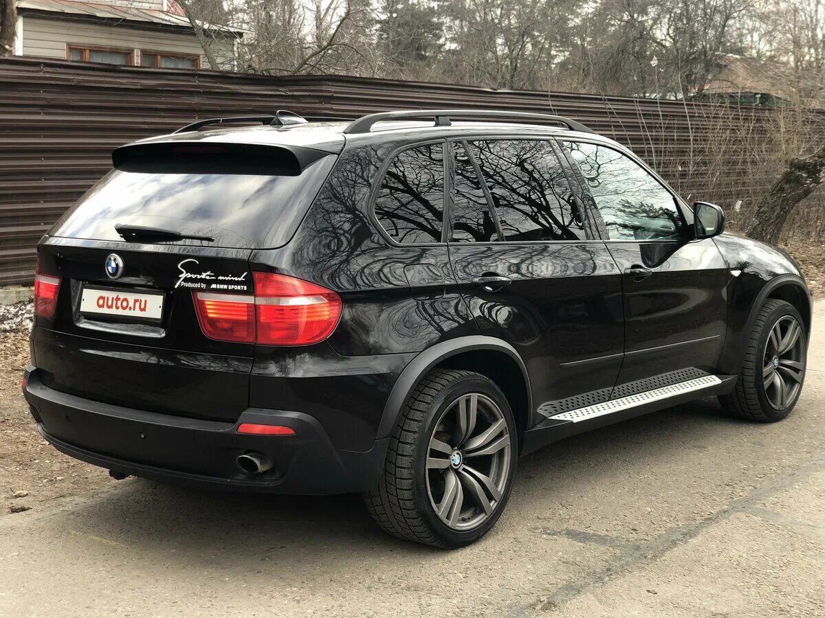 Купить б/у BMW X5 M I (E70) 4.4 AT (555 л.с.) 4WD бензин автомат в Москве: чёрны