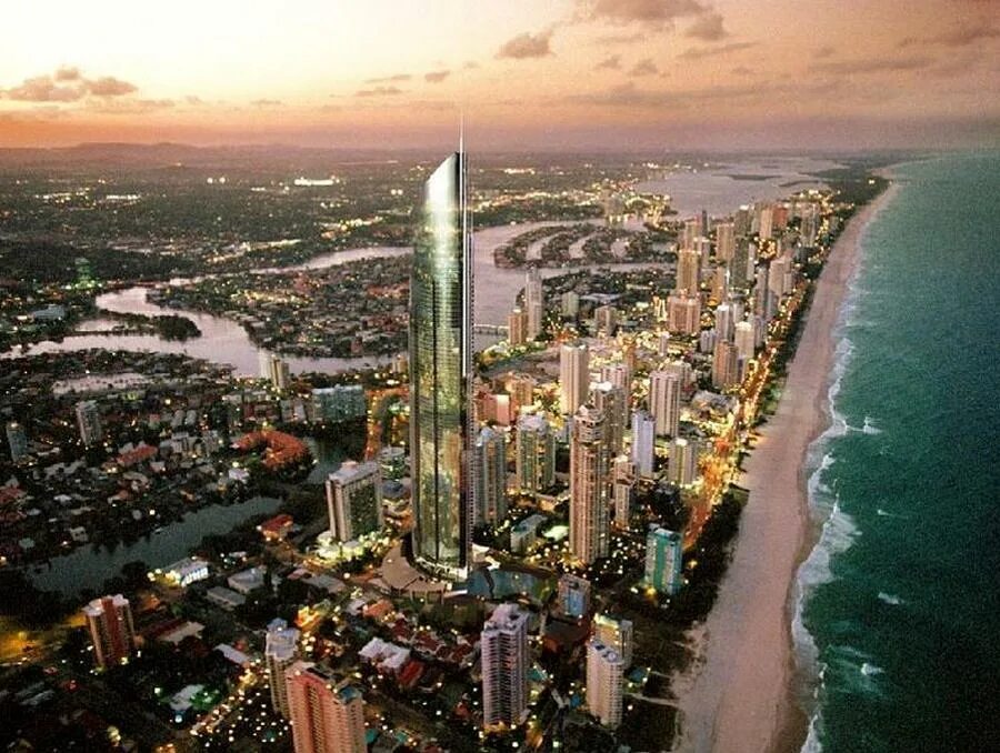 Голд кост найтс 23. Голд Коаст Австралия. Gold Coast Australia Квинсленд небоскреб. Голд Кост q1. «Q1 Tower» в Голд-Кост.