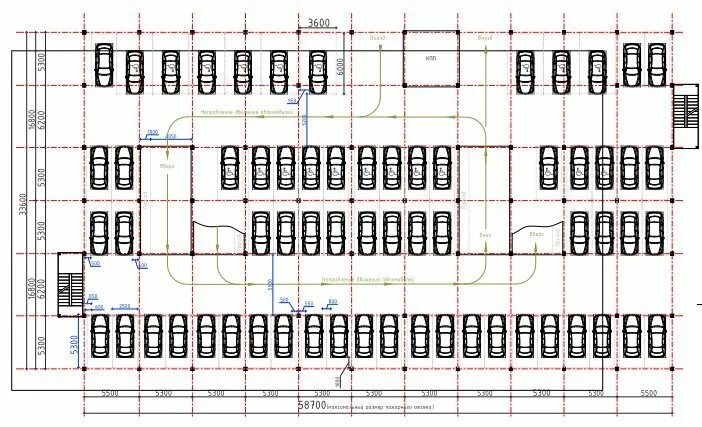 Проект подземного паркинга dwg. Паркинг на 500 машиномест план. Типовой паркинг на 300 машиномест. Подземный паркинг Екатеринбург чертеж. Центр машиноместа