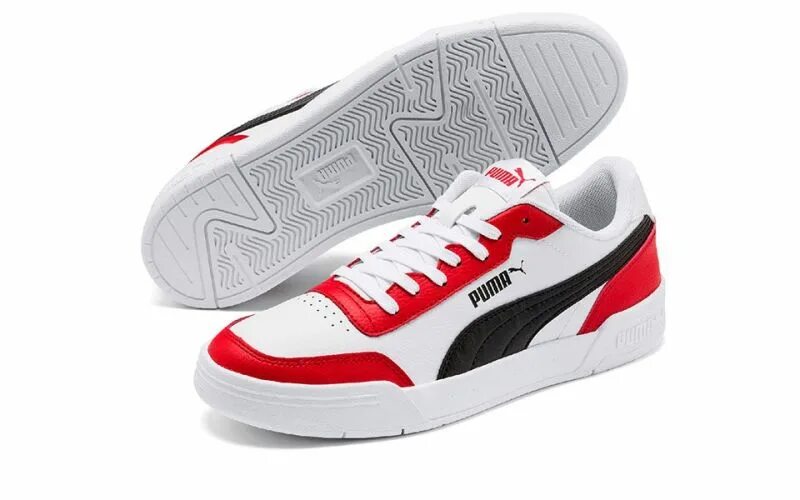 Puma Caracal White. Puma Sneakers 2008. Кроссовки Пума бело красные. Puma Shoes Sprint 2001.