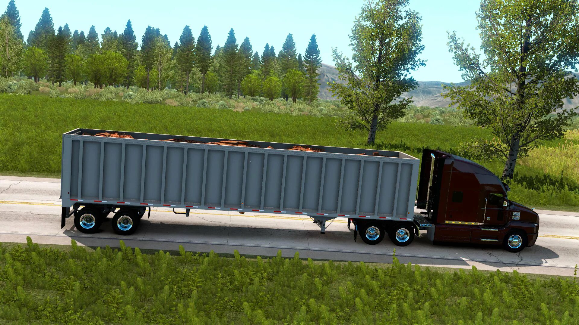 Атс мод прицеп. American truck simulator прицепы. прицеп самосвал для етс 2. прицепы в игру ats 1.45. american truck simulator моды прицепы.