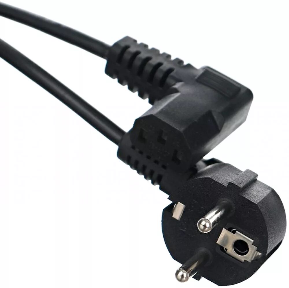 Кабель сетевой угловой. Telecom tp021da-1.8-bk. кабель питания компьютера schuko+c13. кабель питания угловой 220v &lt;1.8м&gt; (европейский стандарт) &lt;tp021da-1.8-bk&gt;. кабель telecom tp021-iec320-c13shm-1.8-bk.