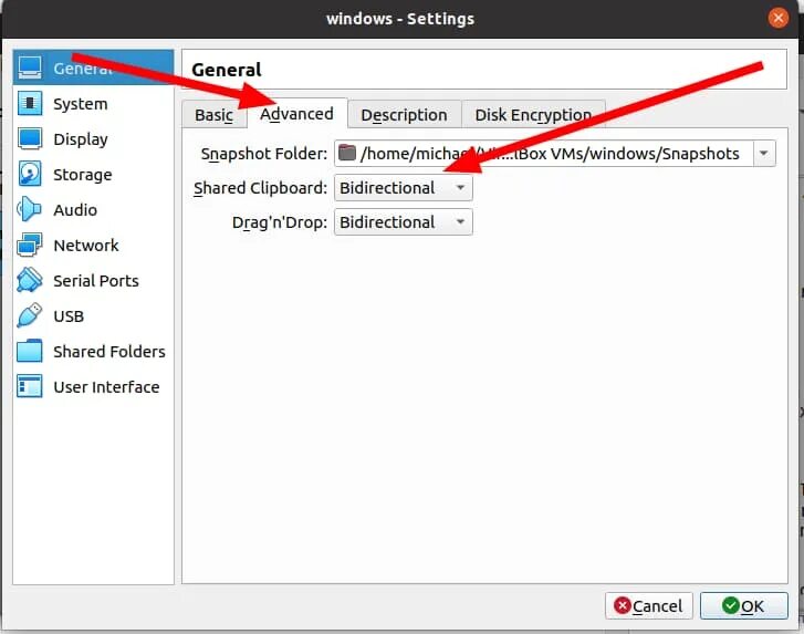 Общий буфер обмена virtualbox ubuntu. Общий буфер обмена virtualbox ubuntu