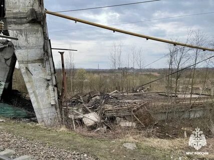 Обрушение путепровода в смоленске