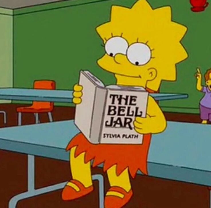 While lisa read a