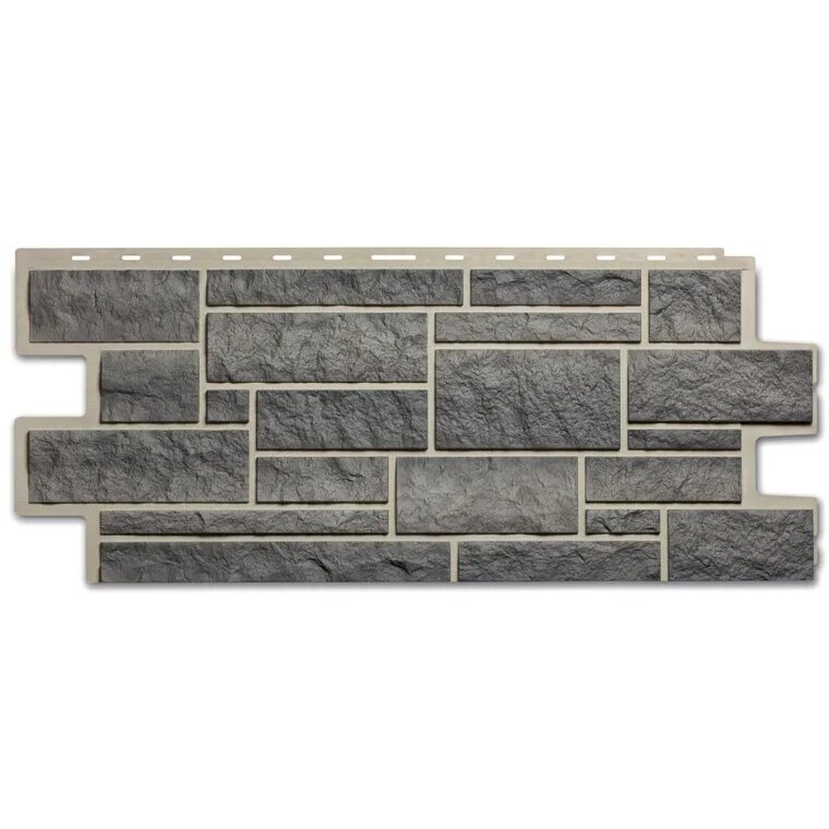 Цокольный сайдинг Creek Ledgestone (Бутовый камень) Bucks County Gray - купить о
