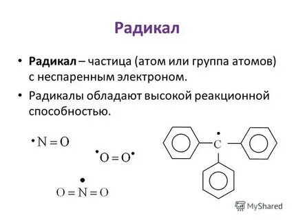 Радикал это в химии