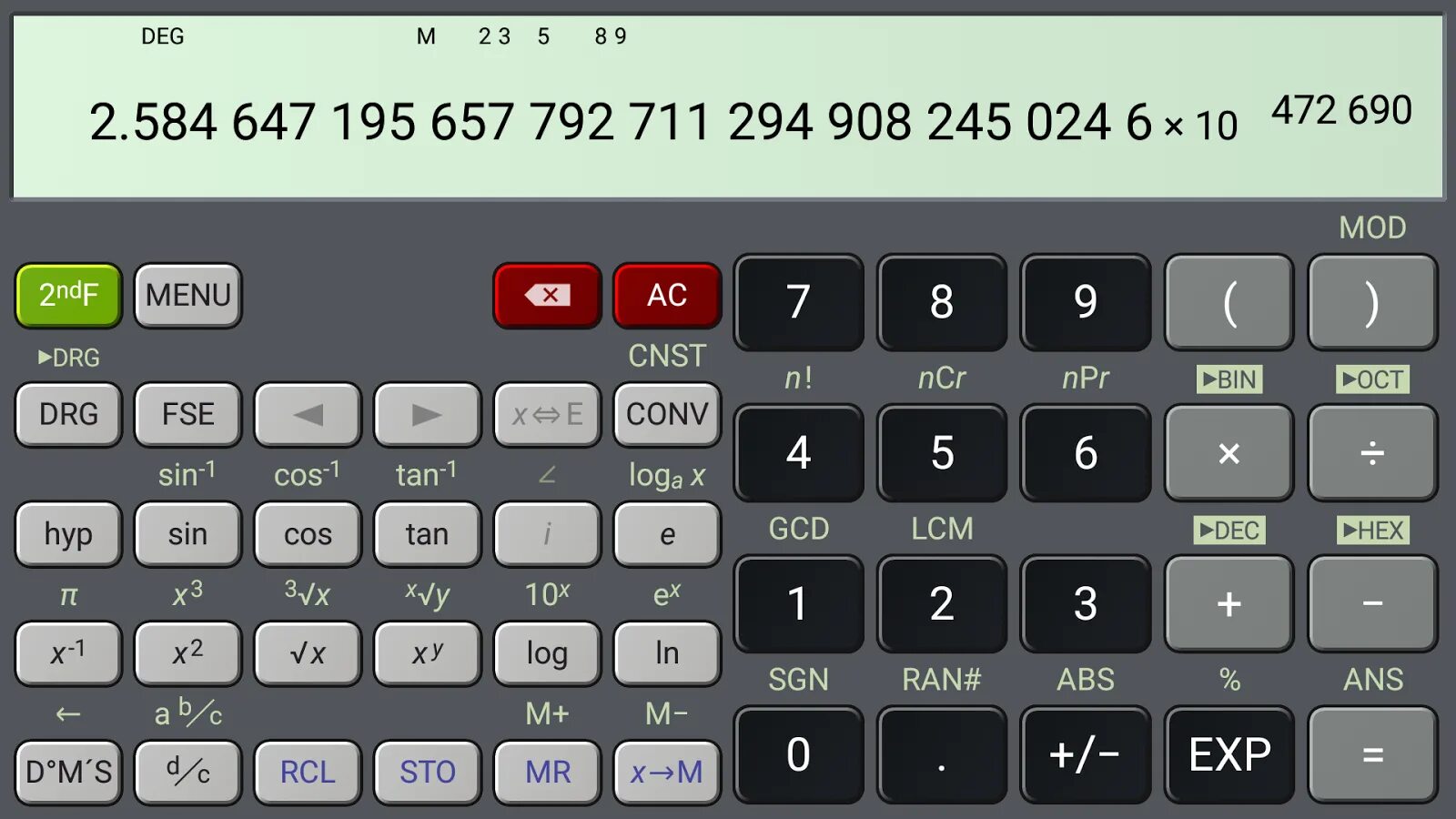 Dia calc