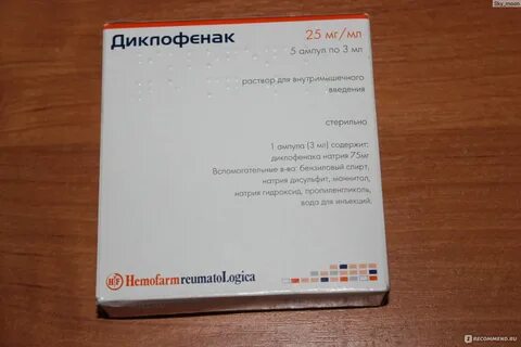 Укол от спины 1 ампула название