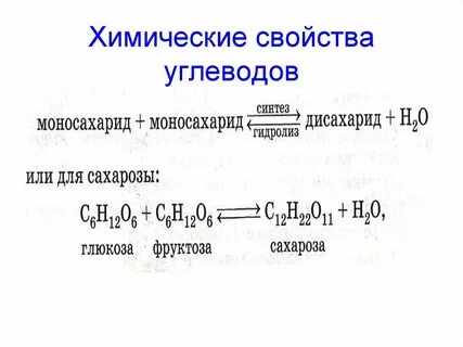 Углеводы химическая характеристика
