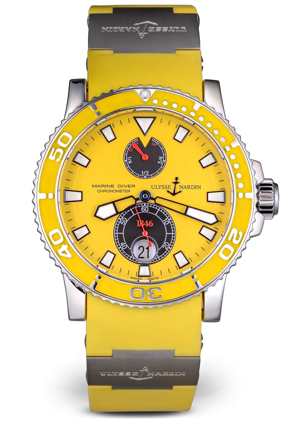 Maxi marine. Ulysse Maxi Marine Yellow. Ulysse Nardin Marine Diver 2015. Ulysse Nardin Yellow. Ulysse Nardin 0110 Yellow.