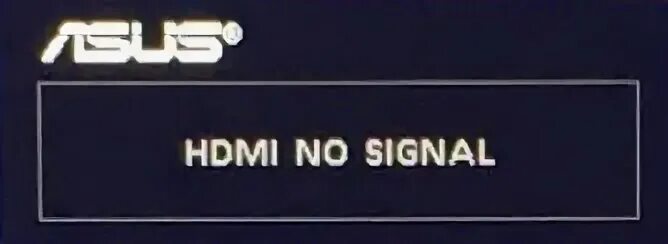 Hdmi пишет нет сигнала