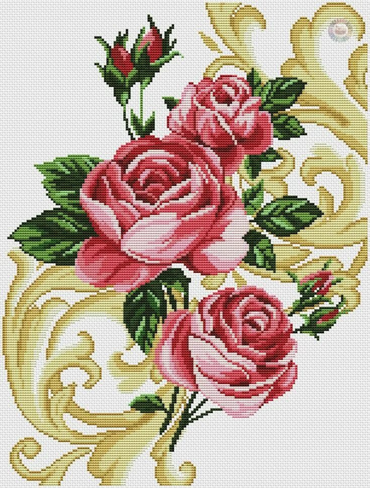 РТО розы m257. Вышивка крестом розы наборы РТО. Вышивка крестом РТО розы. Вышивание крестиком розы.